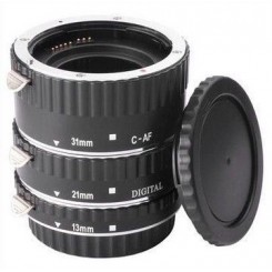 Camzilla Metal Auto Focus AF Macro Extension Tube / Ring for CANON EF-S Lens 